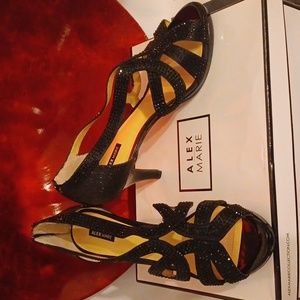 Buy 2prs🥿/$15.00 -  Alex Marie Black Dressy Heels - sz 9.5M - Women's  NWOT